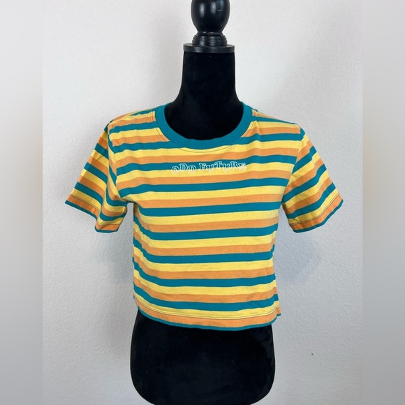 Odd Future Striped Crop Top Size Small - Picture 1 of 8